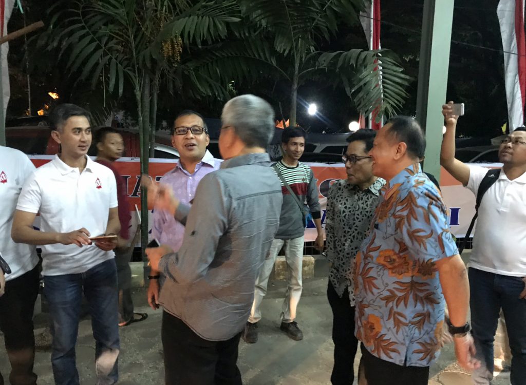 Danny Pomanto disambut Dirut dan Dirum PD Parkir, serta pihak PT Vertikal Akses Asia