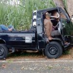 Sopir Diduga Mengantuk, Mobil Pikap Tabrak Pohon Di Malang Hingga ...